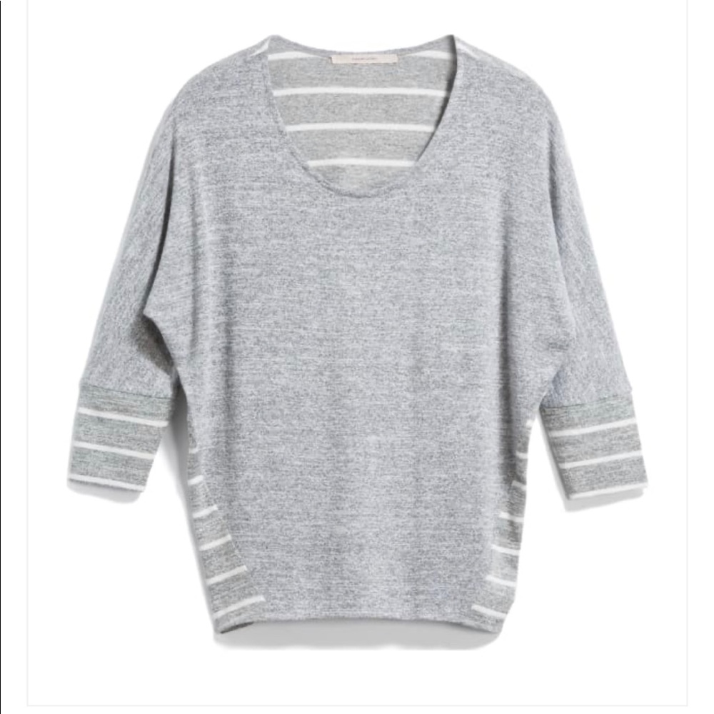 Stitch Fix Ansell Scoop Neck Dolman Knot Top, M